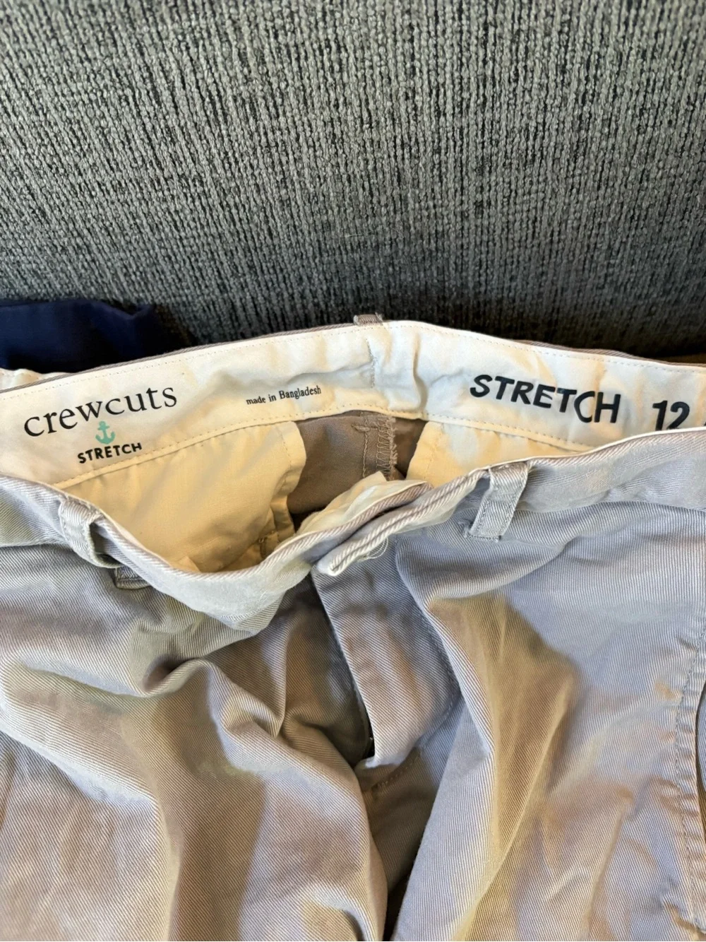 Boy’s Crew cuts by Jcrew Navy and khaki Stretch Chino Pants